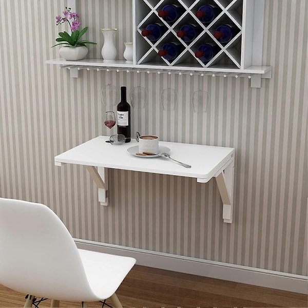 Fruugo White Wall Mounted Folding Drop Leaf Table Bewertung