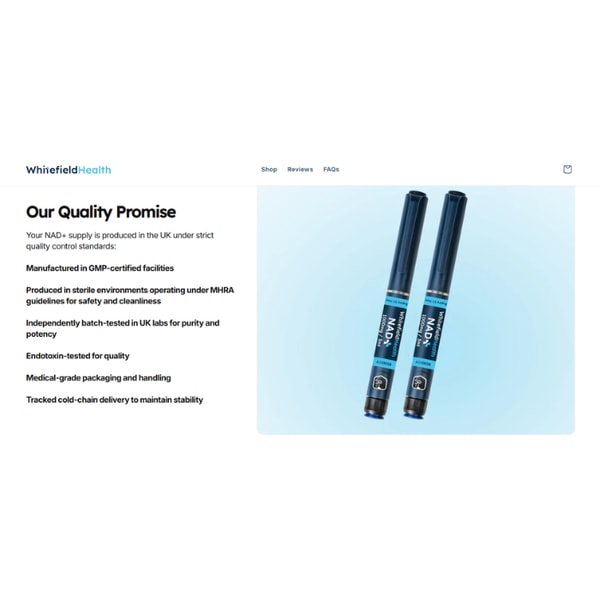 Whitefield Health Product Quality and Standards