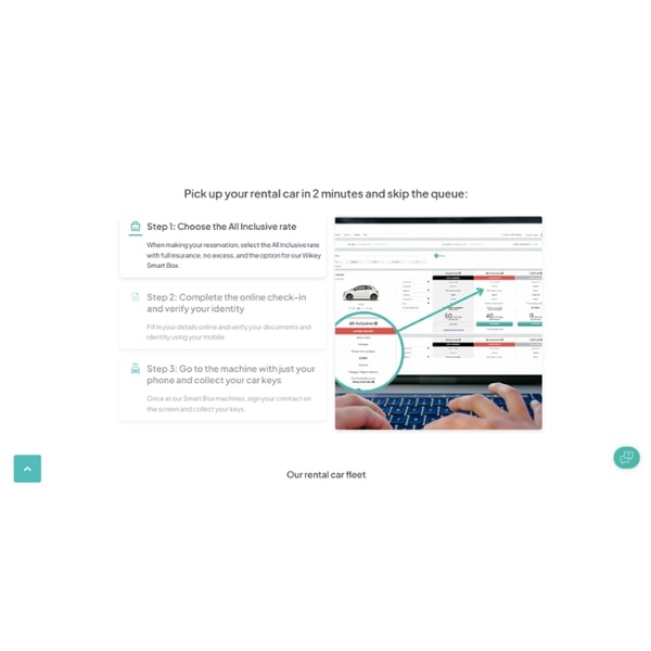 Wiber Rent a Car Booking & Pickup Process