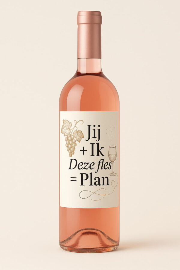 Wijnetiketje Wijn = Plan Beoordeling