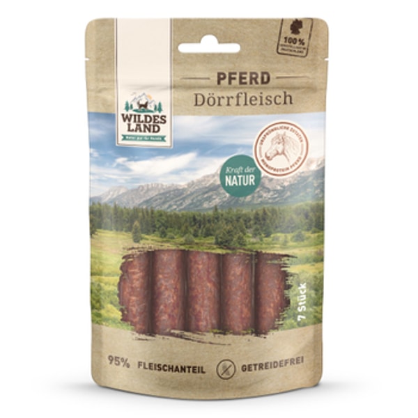 Wildes Land D&ouml;rrfleisch Pferd Snack Bewertung