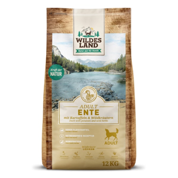 Wildes Land Classic Adult Ente mit Kartoffeln und Wildkr&auml;utern Trockenfutter Bewertung