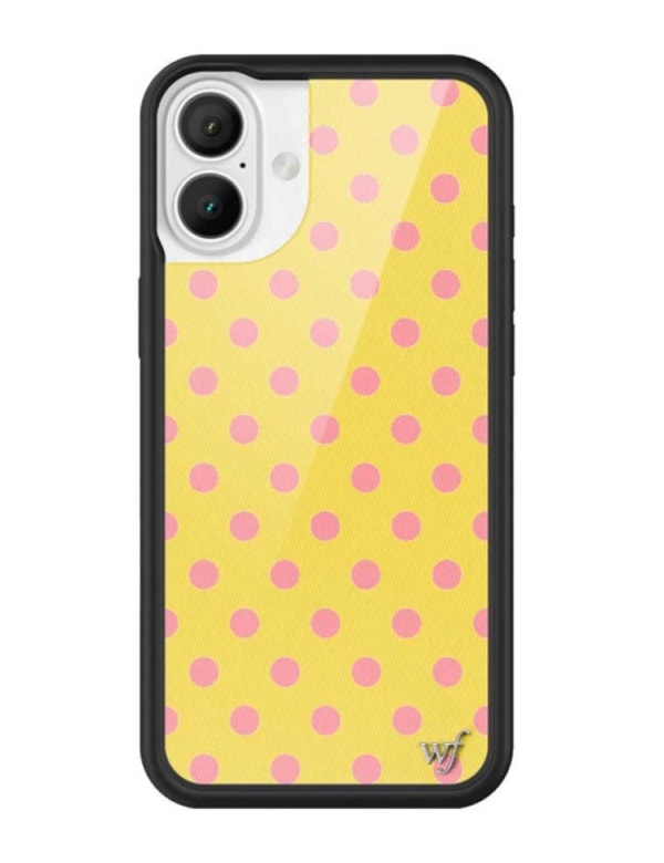 Wildflower iPhone 15 Case Polka Dot | Yellow and Pink Reviews