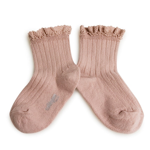 Willkie's Lili Lace Trim Ribbed Ankle Socks Review