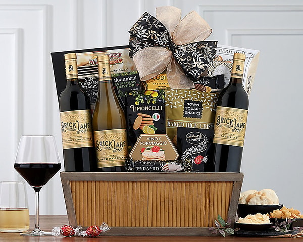 Wine Country Gift Baskets Brick Lane California Trio Wine Basket Review