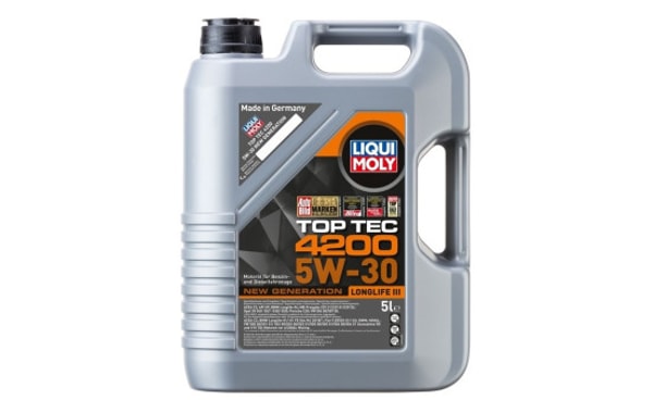 Winparts Motorolja Liqui Moly Top Tec 4200 5W30 C3 5L Recension