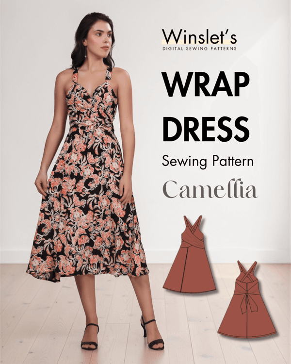Winslet's Sewing Patterns Wrap Dress Review
