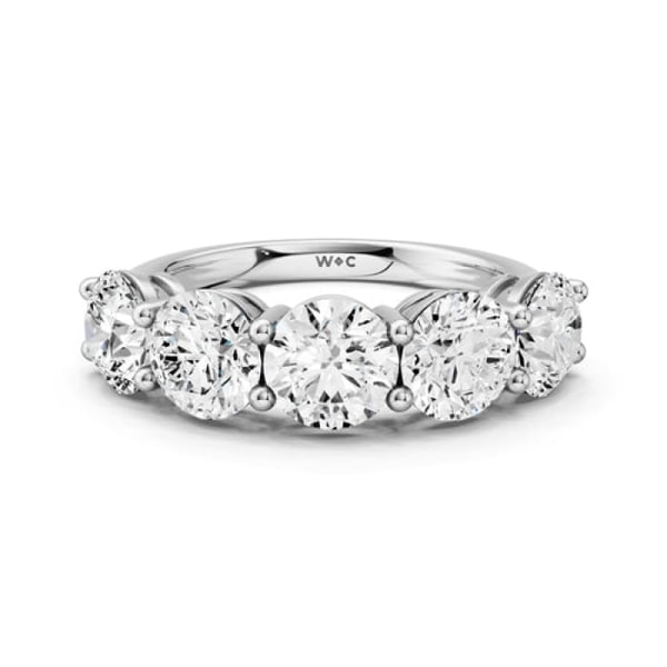 With Clarity Five Stone Round Diamond Anniversary Ring Reviews