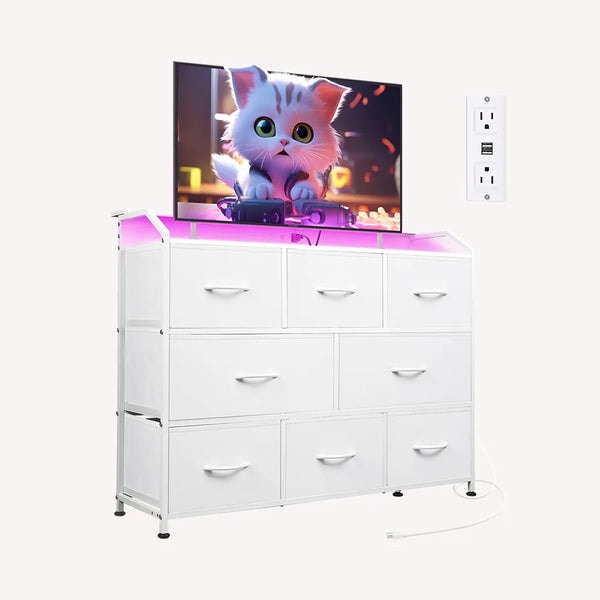 WLIVE 8-Drawer Fabric Dresser Review