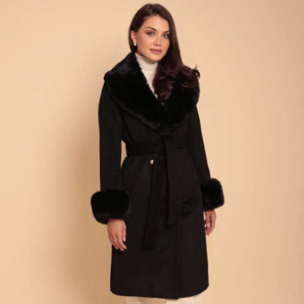 Wolf and Badger 'Marlene' Cashmere & Wool Coat Review