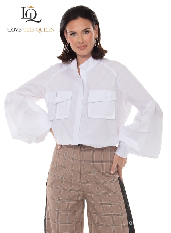 Women Suits Balloon Sleeve Statuesque Top Review