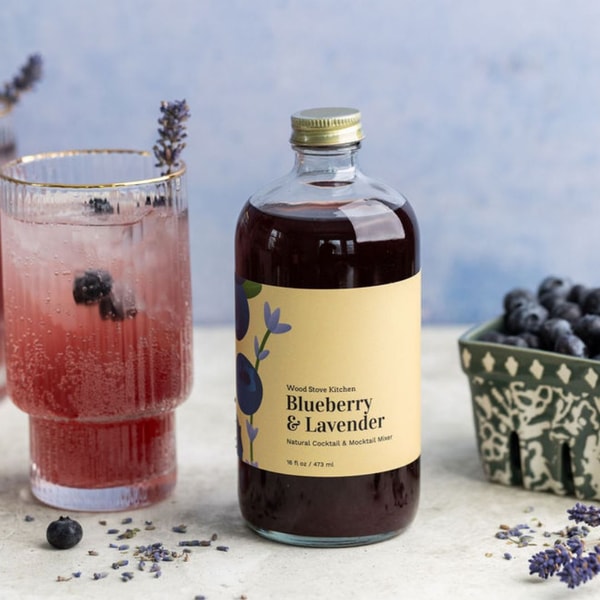 Wood Stove Kitchen Blueberry & Lavender Cocktail & Mocktail Mixer Review