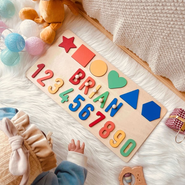 Woodemon Numbers And Shapes Wooden Puzzle Review