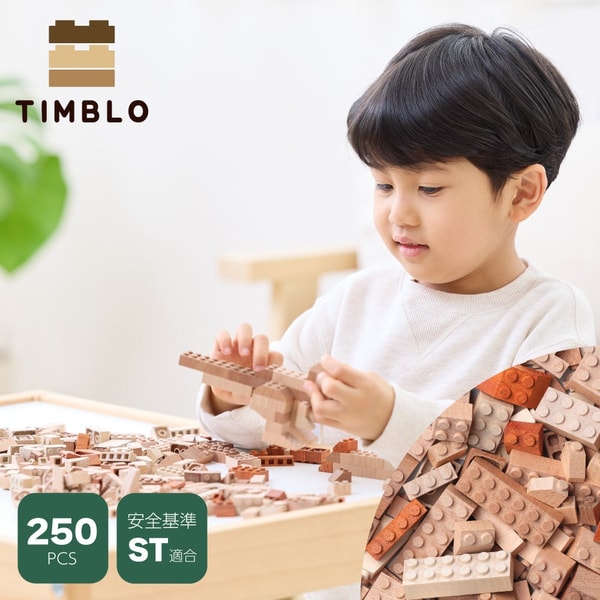 Woody Puddy 木製ブロック Timblo BASIC250 レビュー