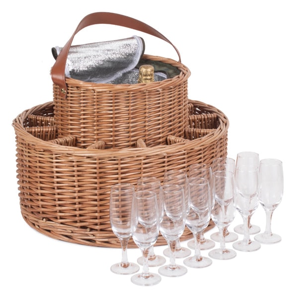 Wovenhill Green Tweed Chilled Garden Party Basket Review