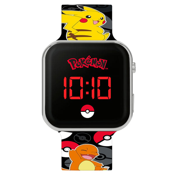 WOW Kingdom Pokemon Black Printed Strap LED Watch Review