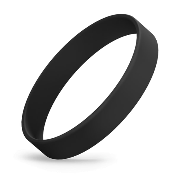 WristCo Black Solid Color Adult Silicone Wristbands Review