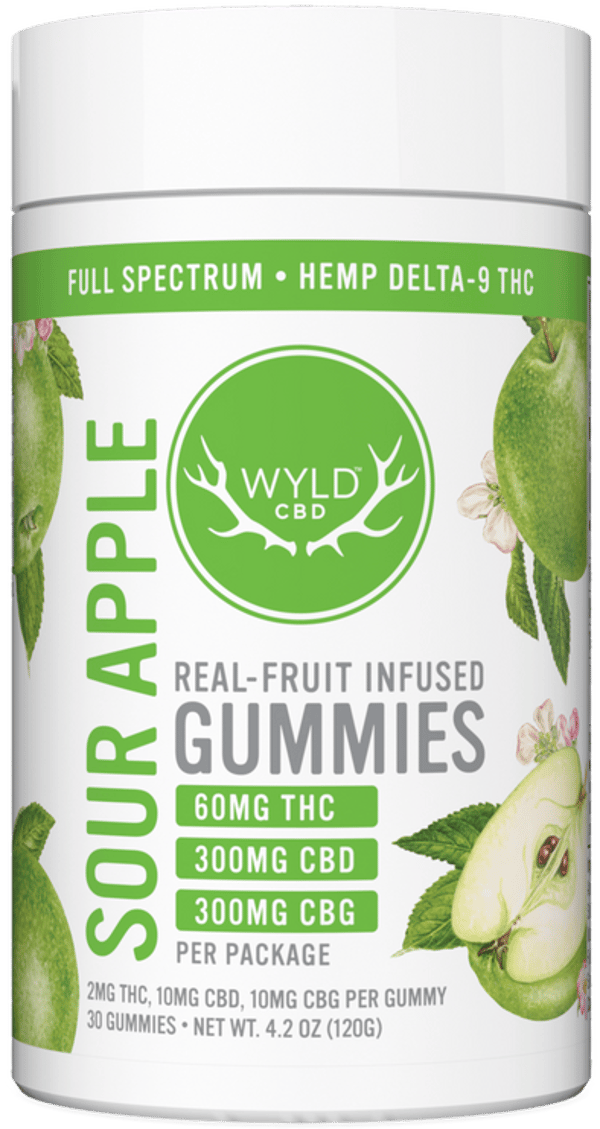 Wyld CBD Sour Apple Gummies Review