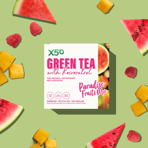 X50 Lifestyle Paradise Fruits Mix Green Tea X50 Review