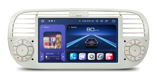XTRONS Fiat 500 Qualcomm 665 Android 14 Head Unit Review