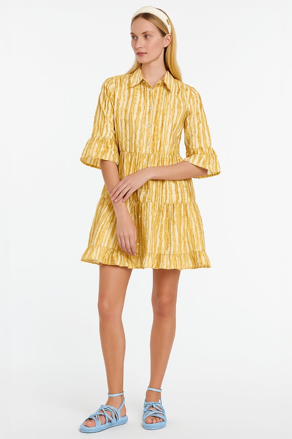 PIXI Fringed Woven Mini Dress Review