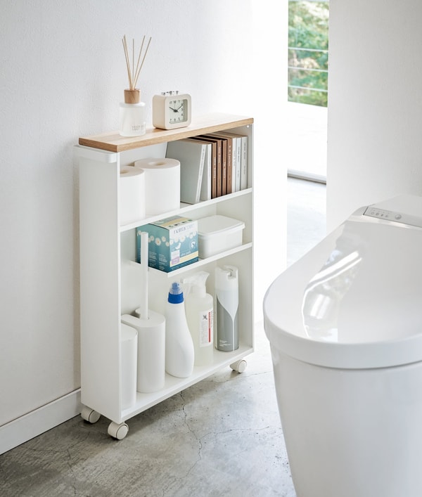 Yamazaki Home Tower Rolling Storage Cart Review