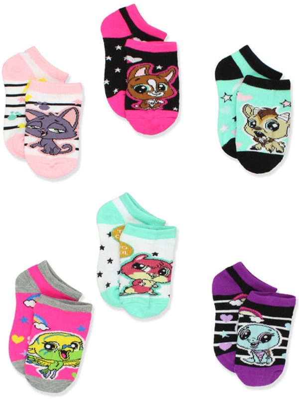Yankee Toybox Littlest Pet Shop No Show Socks 6-Pack Review