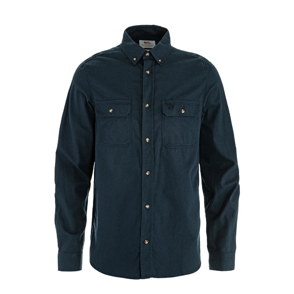 Fjallraven Ovik Lite Flannel Shirt Classic Dark Navy Review