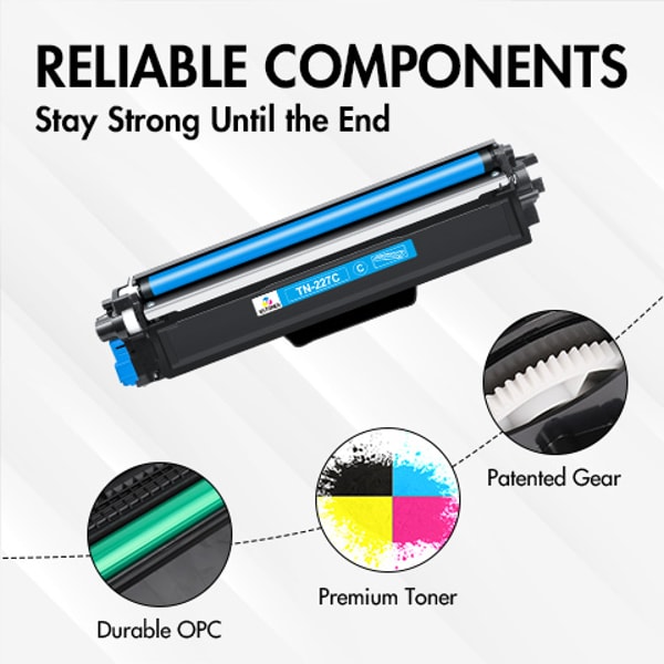 Brother TN227 Toner Cartridge Set Reviews