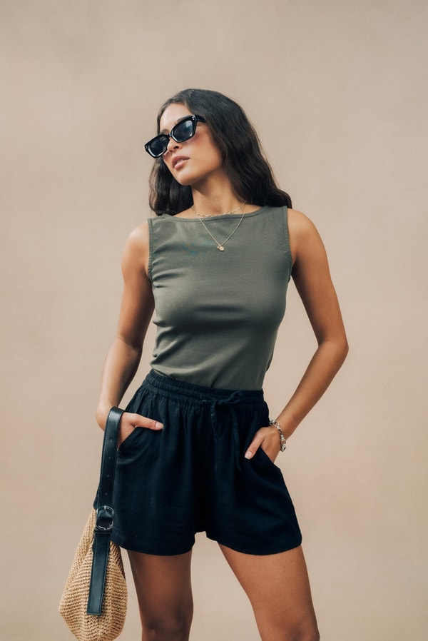 Yes Friends Linen EcoVero Relaxed Shorts Review