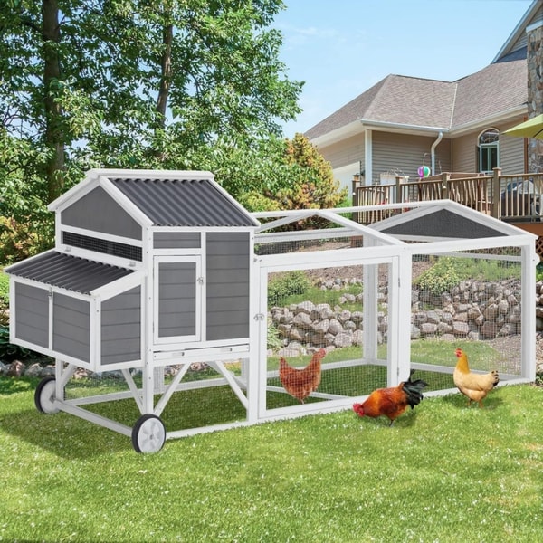 YODOLLA Large Chicken Coop with Wheels Reviews