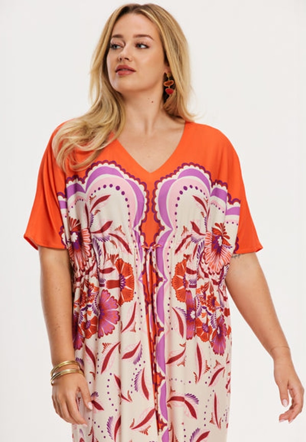 YOEK Maxikleid FLAMINGO Orange Bewertungen