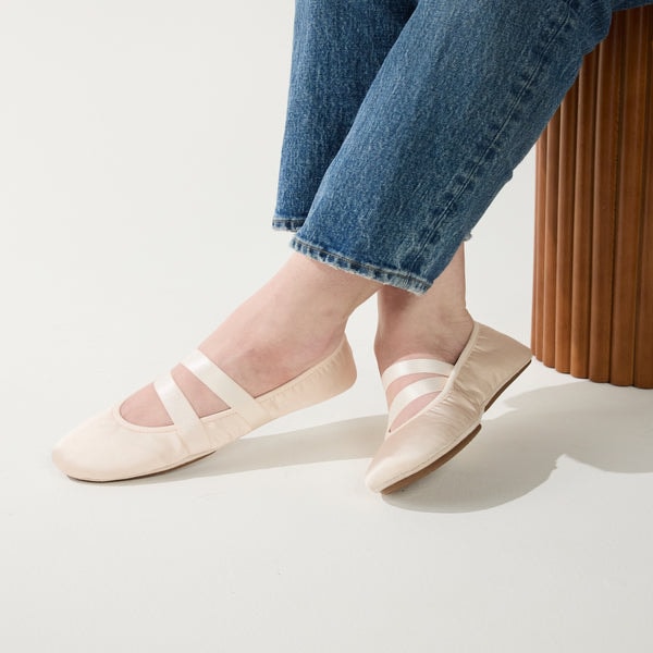 Yosi Samra Rose Foldable Flat in Ballet Satin Review