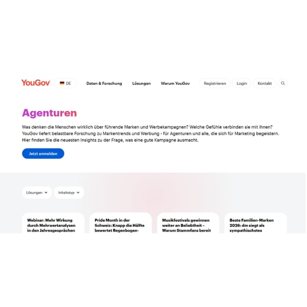 YouGov Agenturen Bewertung