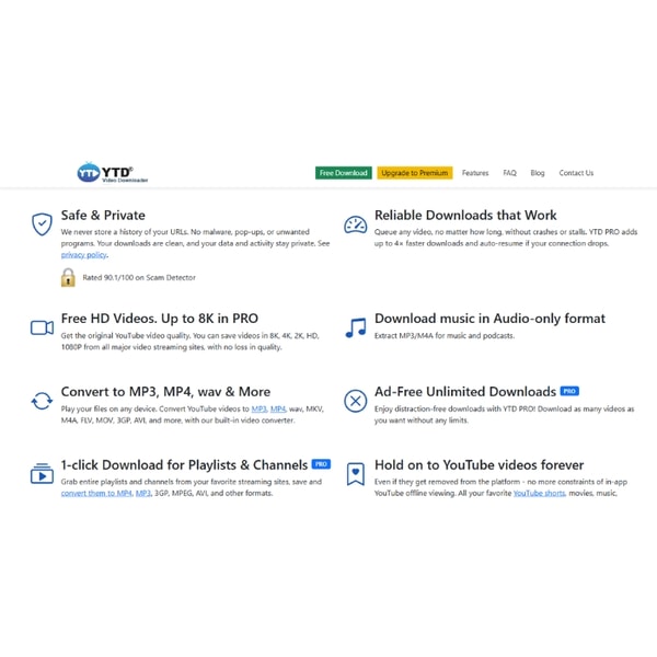 YTD Downloader Features Review