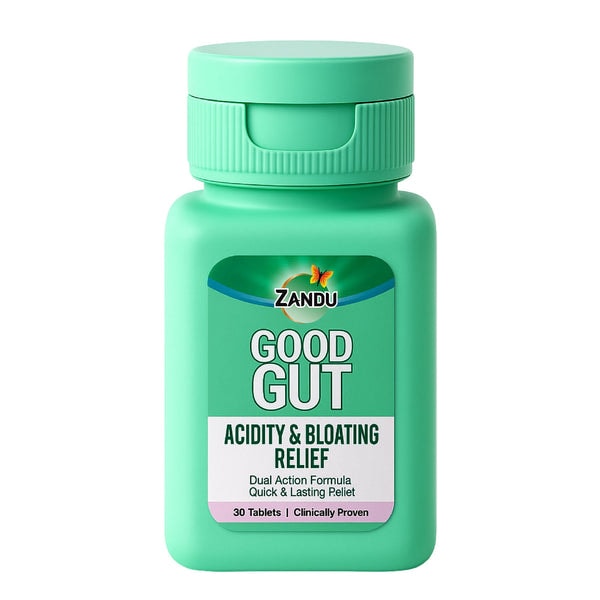 ZanduCare Good Gut Acidity & Bloating Relief Tablets समीक्षा