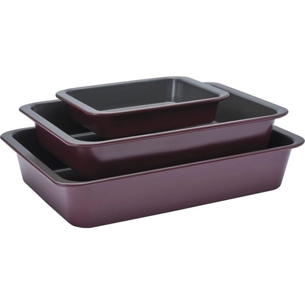 Zanussi Set de 3 sart&eacute;nes rectangulares Easy2Clean Rese&ntilde;a