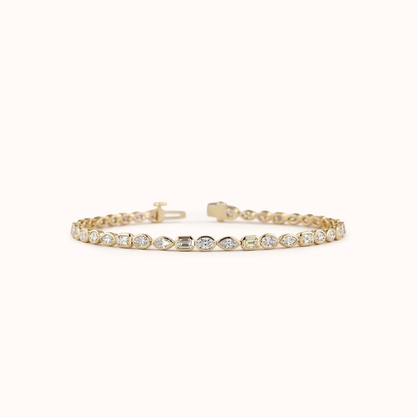 Zayla M&eacute;lange Mixed Diamond Tennis Bracelet Review