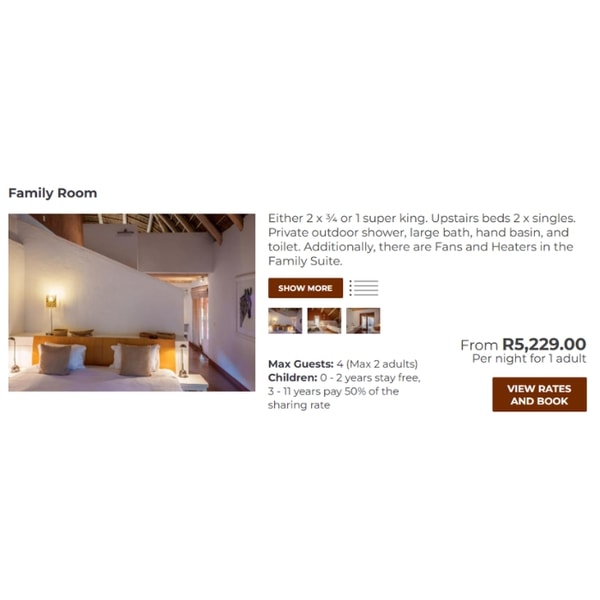 Zebras Crossing Lodge Family Suite Review