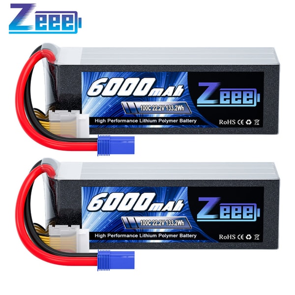 Zeee Battery 6S Lipo Battery 6000mAh 22.2V 100C Reviews