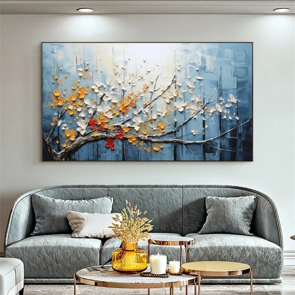Zoes Deco Colorful Tree And Flower Painting Reviews