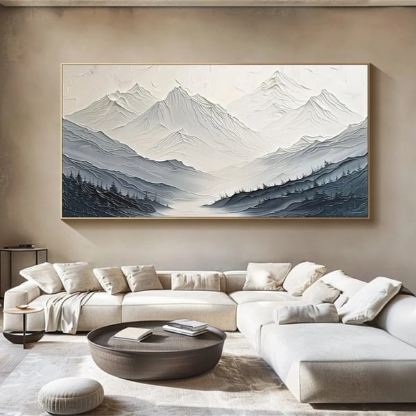 Zoes Deco White Textured Minimalist Wall Art Reviews