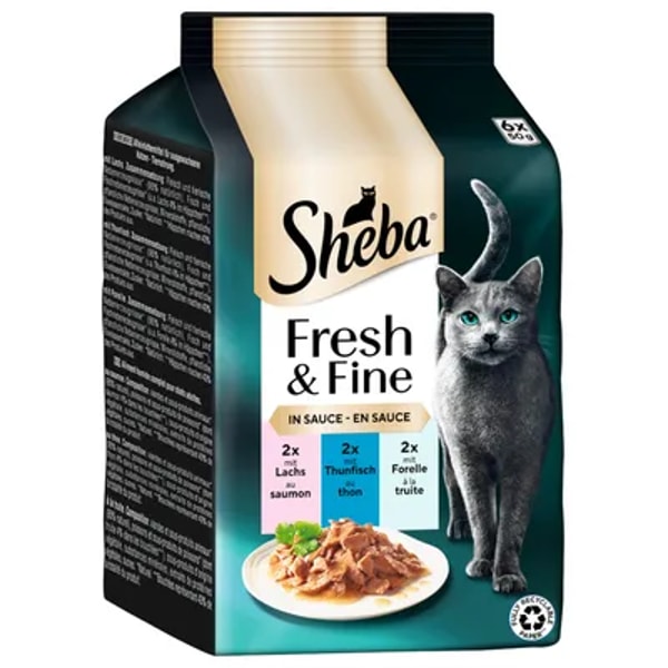 Sheba Fresh & Fine Pouches &Alpha;&nu;&alpha;&sigma;&kappa;ό&pi;&eta;&sigma;&eta;
