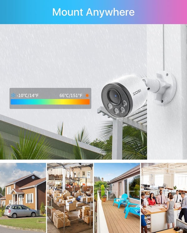Zosi Technology C180 4MP Security Camera System Review