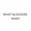 What Bloggers Want coupon codes