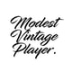 Modest Vintage Player
