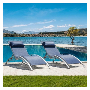 Lounge Chair Set of 2 deals in Domi Outdoor Living